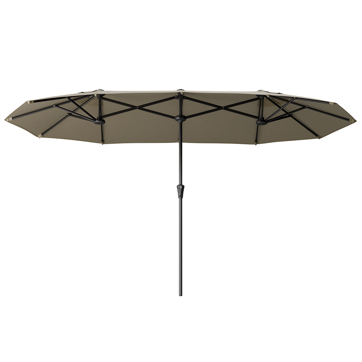 parasol, tuin, stof, kantelbaar, ometing