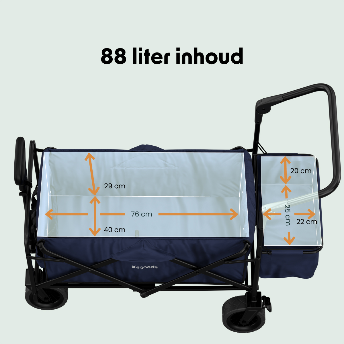 koertrsoort, duwcart, wandelwagen, box, opvouwbaar