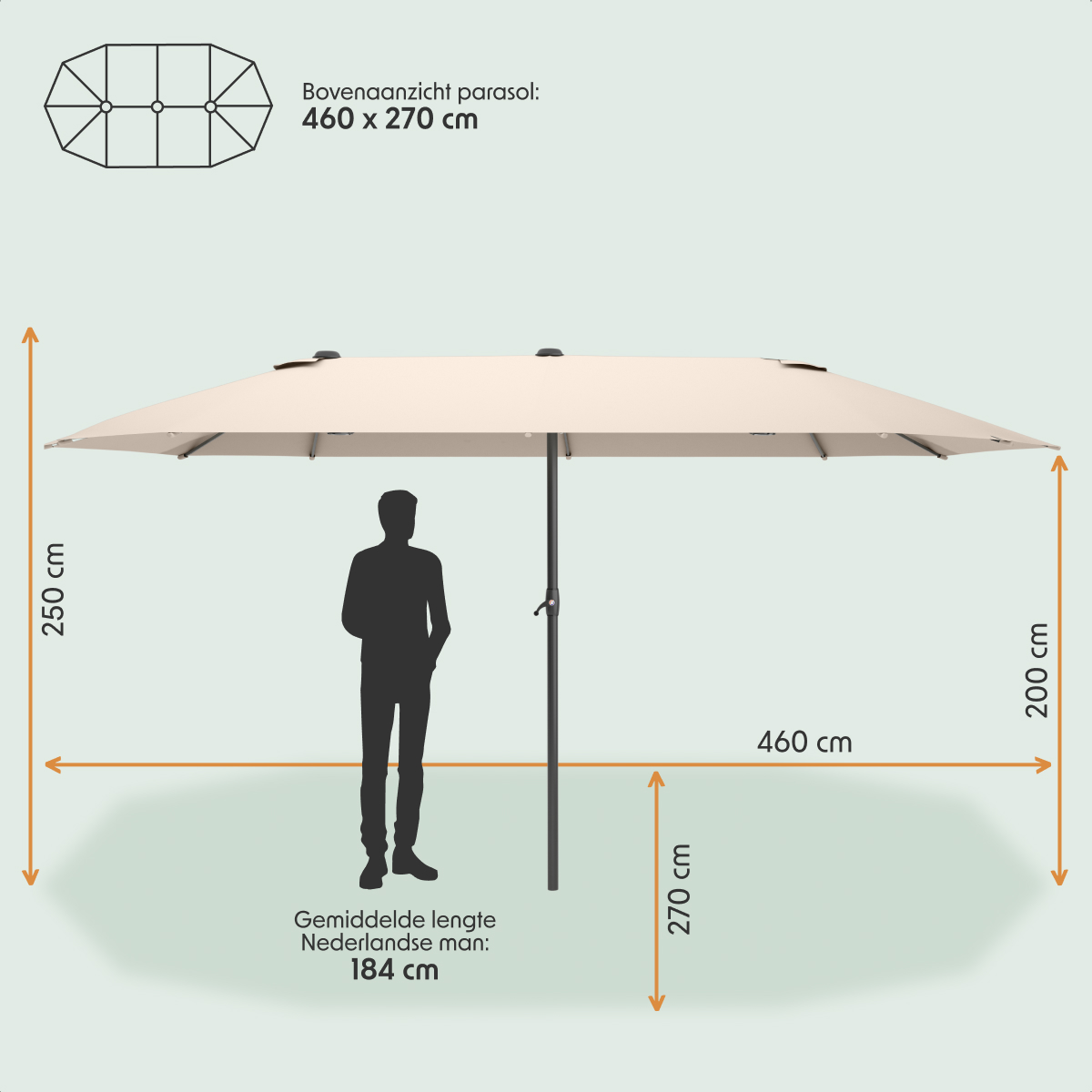 parasol, zonnescherm, buitenparasol, canvas doek, standaard parasol