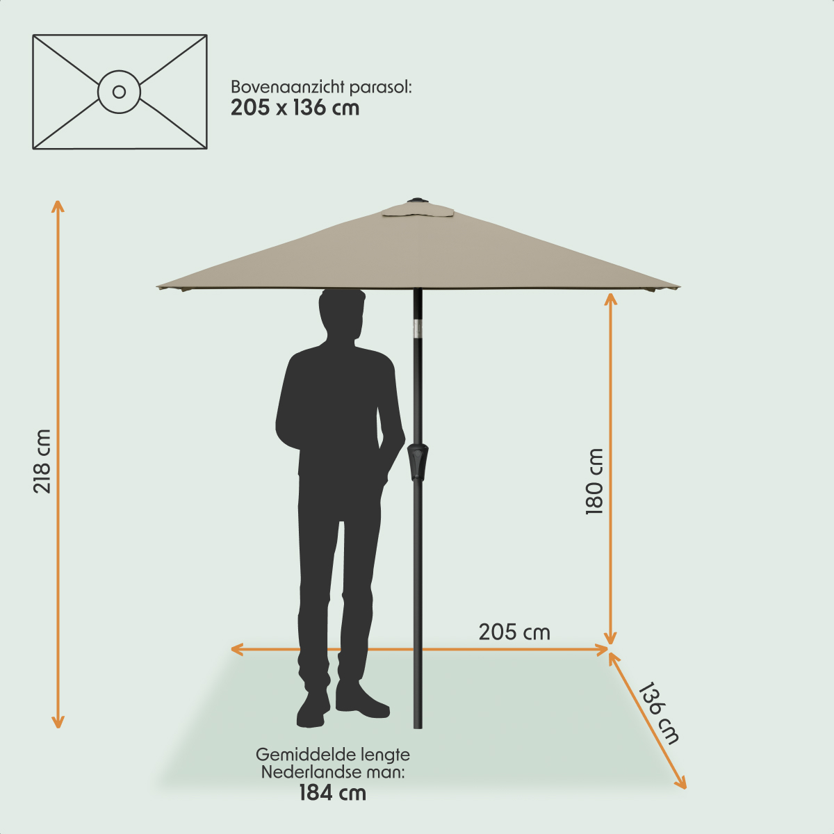 parasol, buitenkant, zonnescherm, canvas, grote parasol