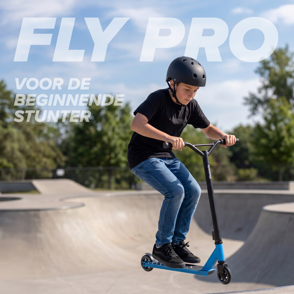 stap, beginner, scooter, helm, sportkleding