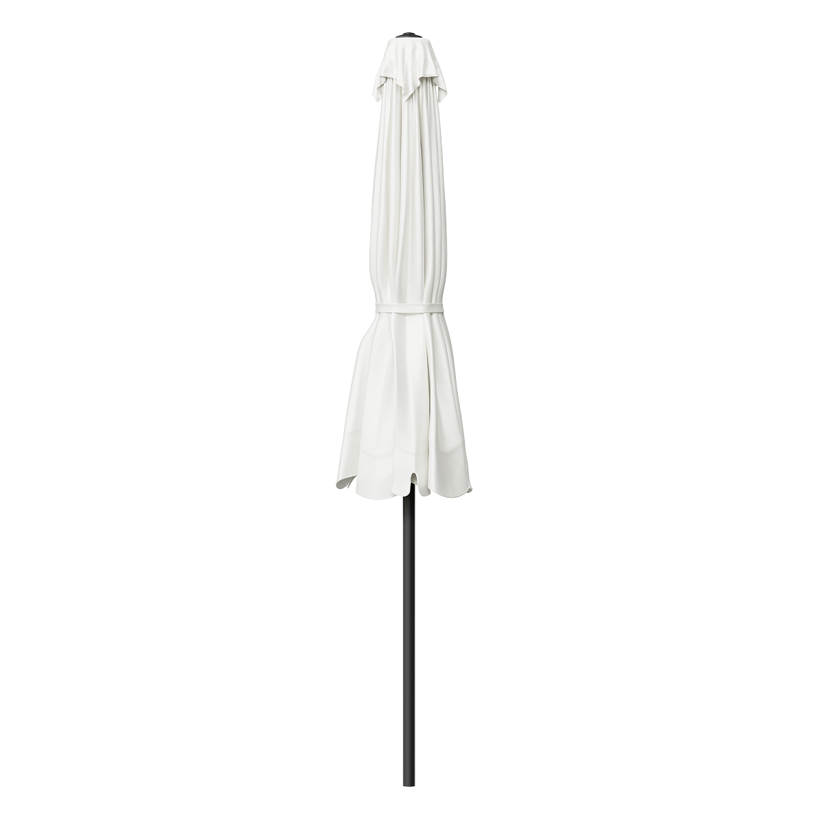 parasol, zonnewering, stof, wit, verstelbaar