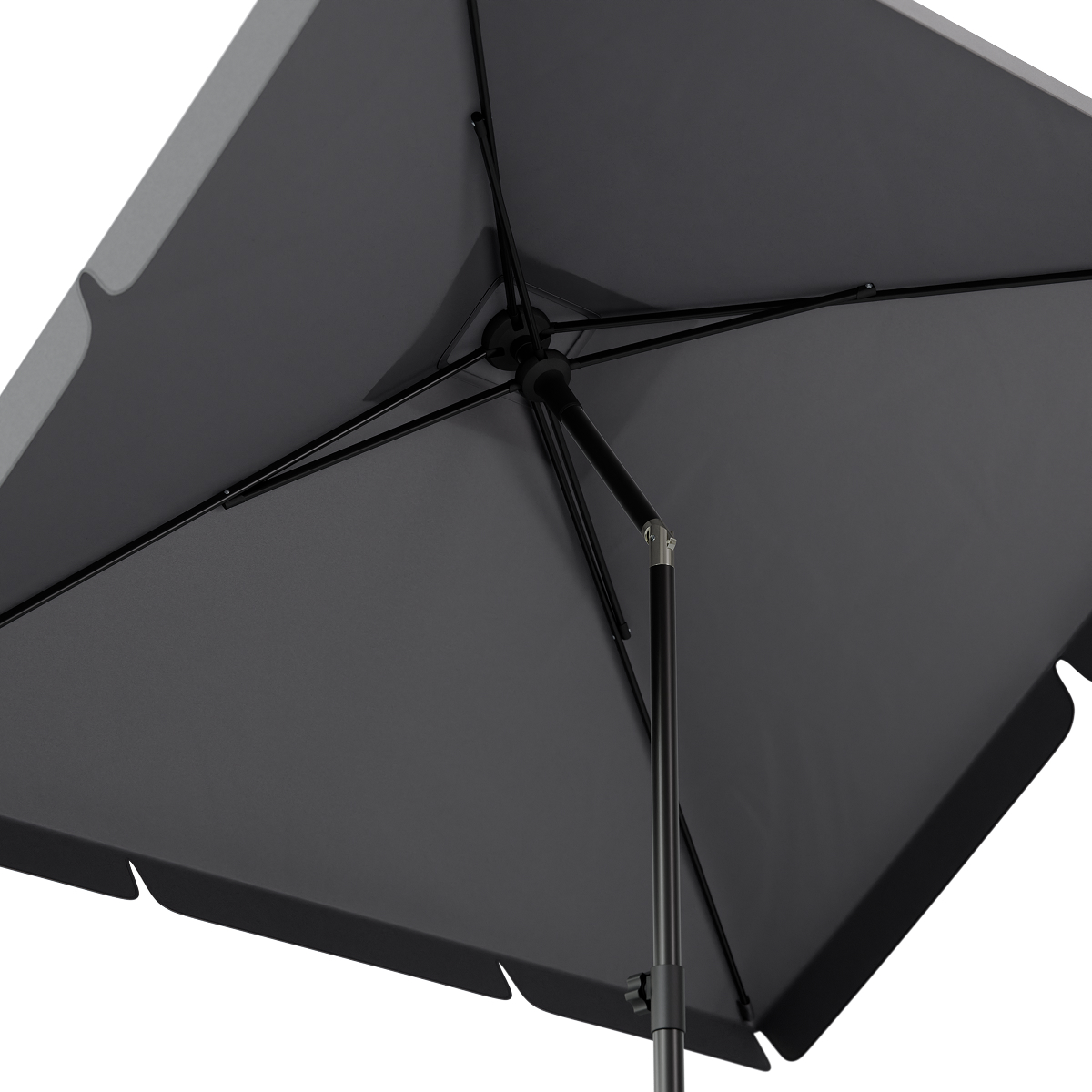 parasol, zonnescherm, onderstel, verstelbaar, katoenen/kunststof doek