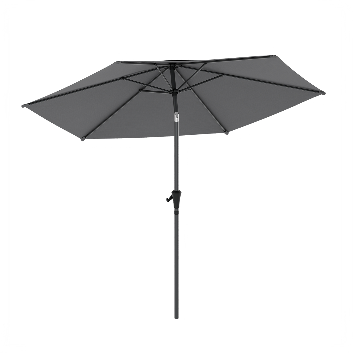 parasoldoord, parasol, grijs, stof, touwloos