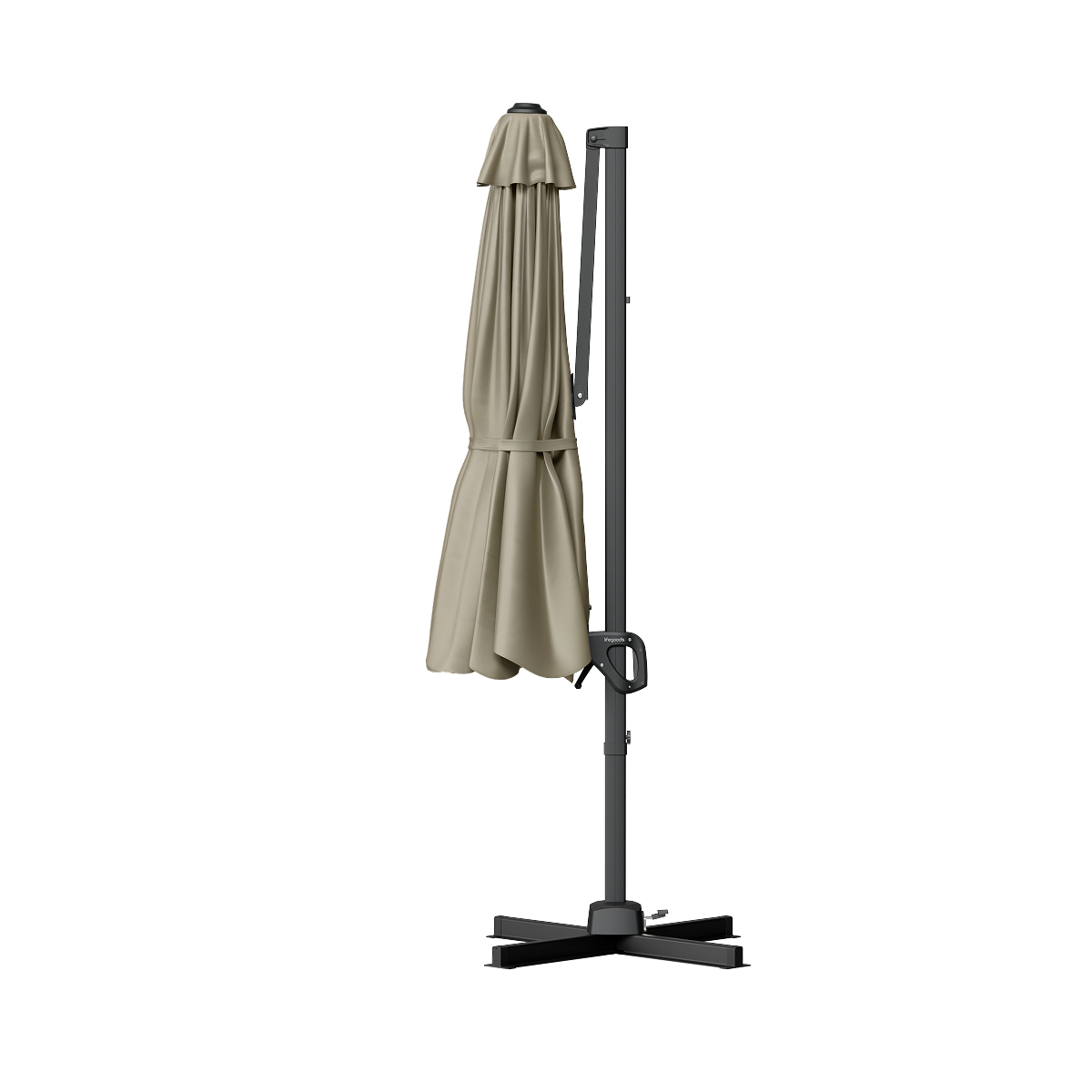 parasol, tuinscherm, staander, kermat, donkergroene