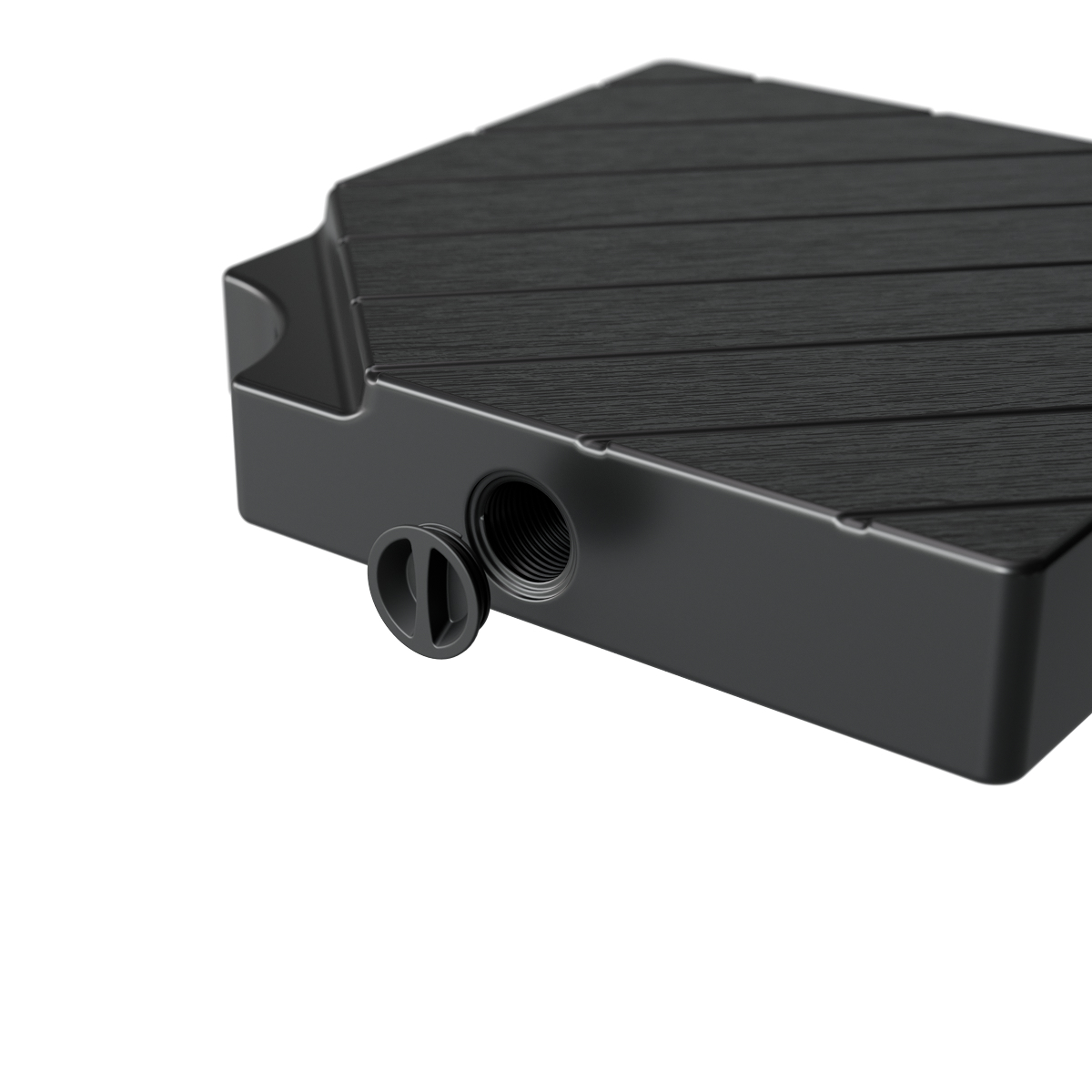 pedaal, voetpedaal, metaal, anti-slip, gat