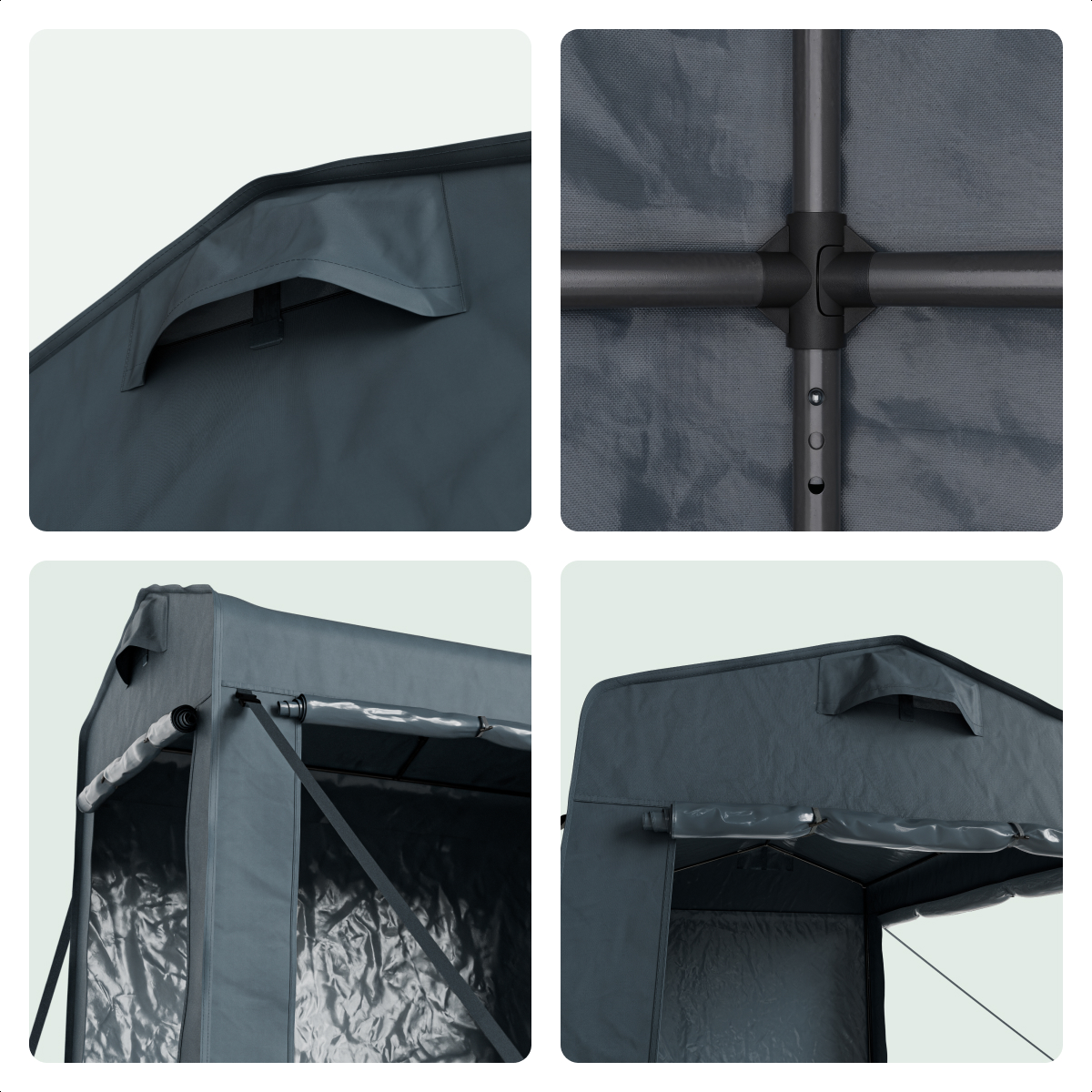 tent, draagtas, kader, frame, constructie