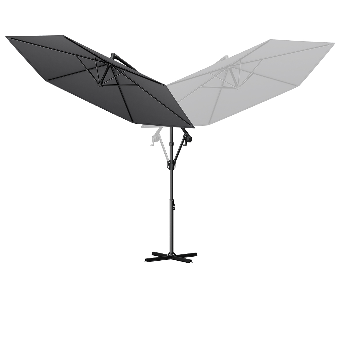 softbox, lighting-stand, zwart-wit, tweezijdig, fotografie-softbox