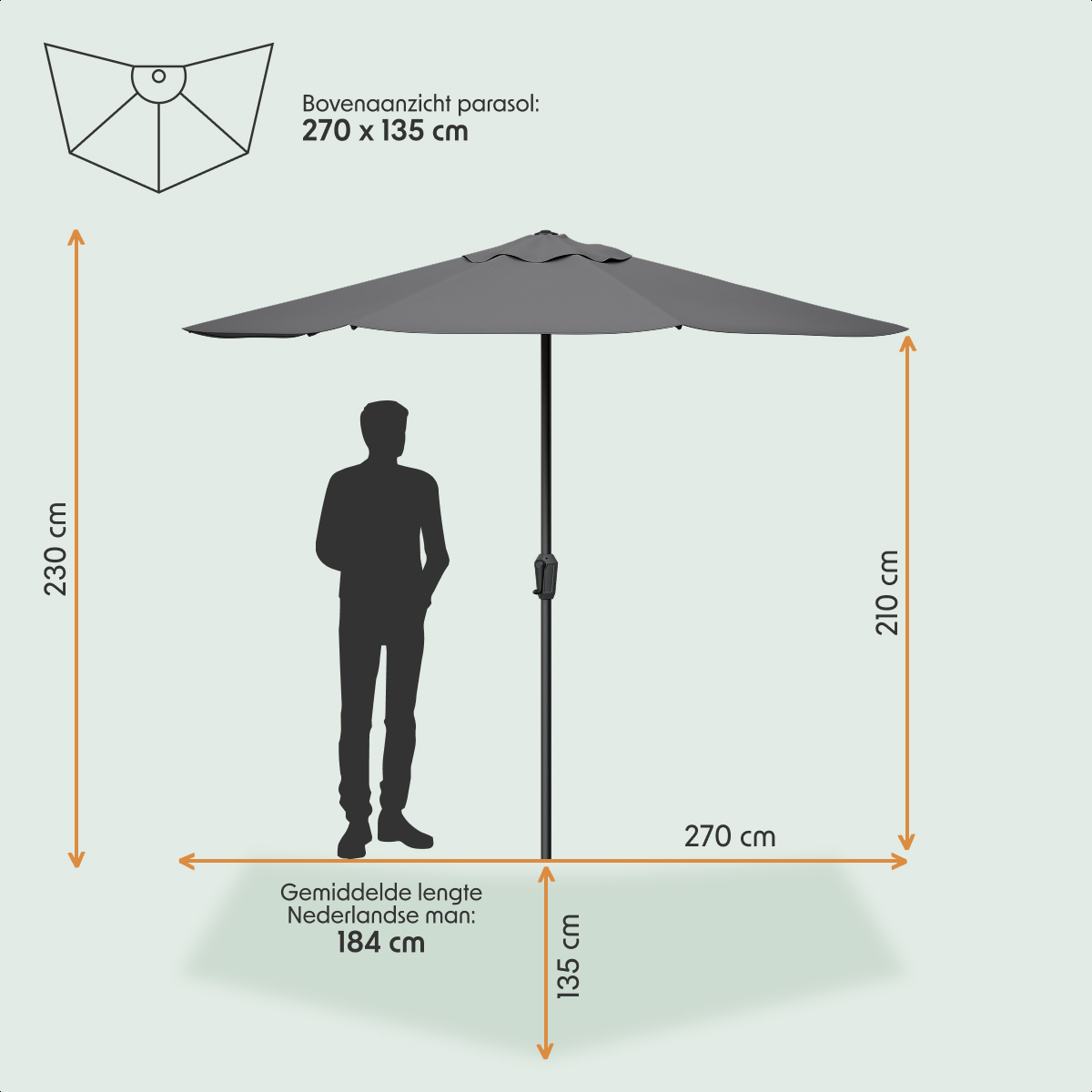 parasol, zonnescherm, werkende, metaal, grijs