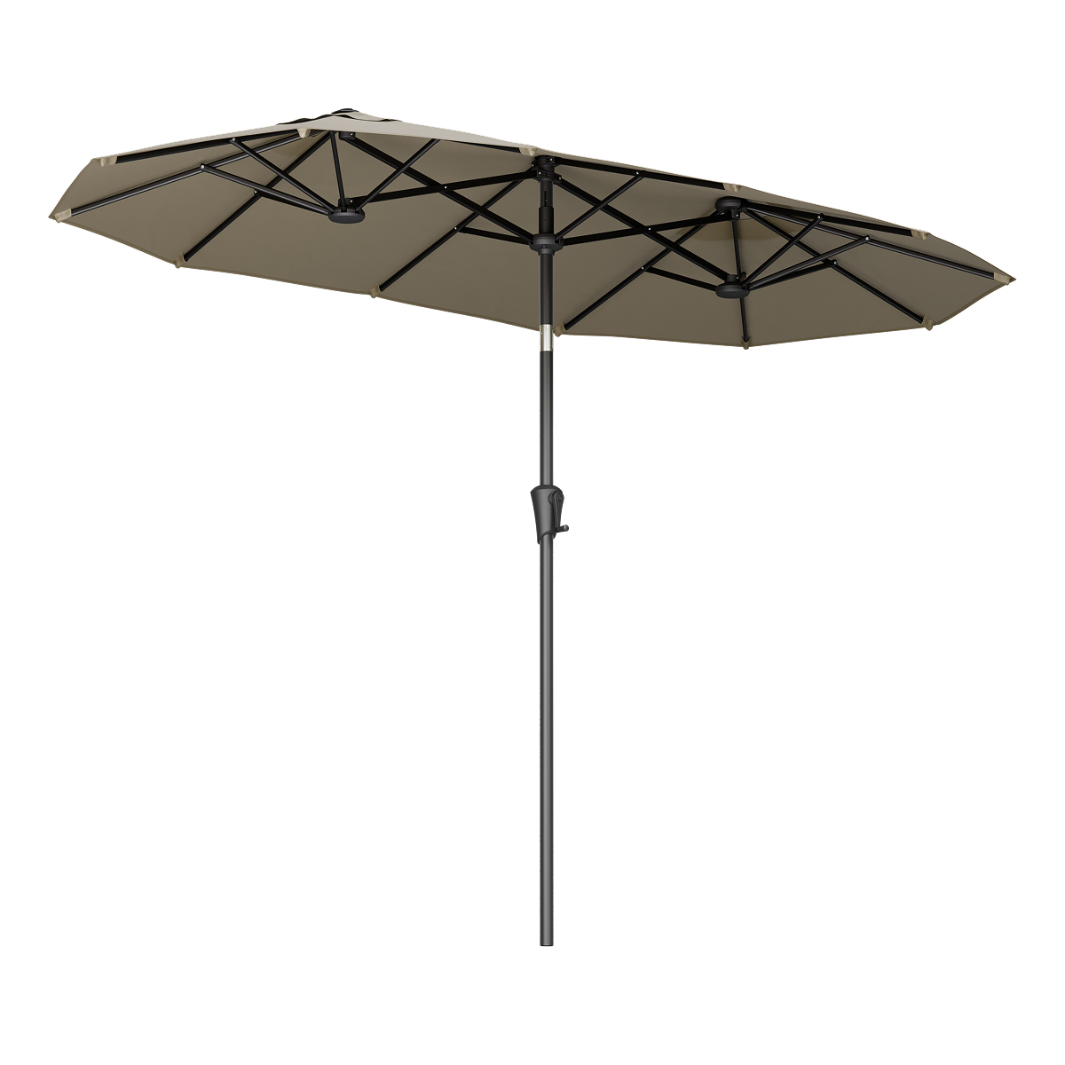 parasol, tuin, zonnescherm, verstelbare_poot, canvas