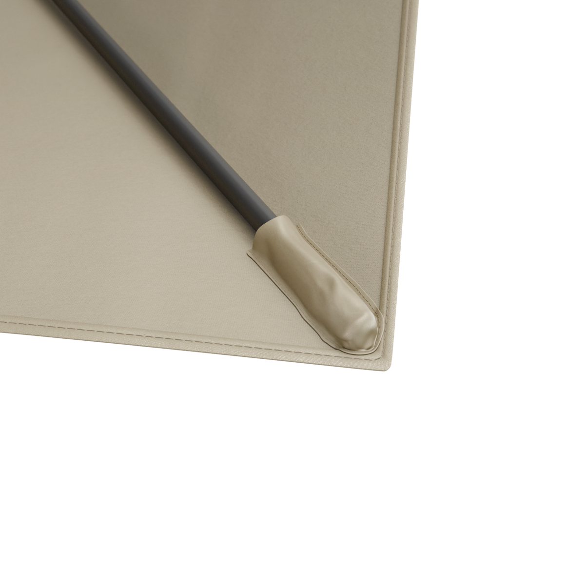 tafelkleed, pootkussentje, bordmodel, beige, staplelement