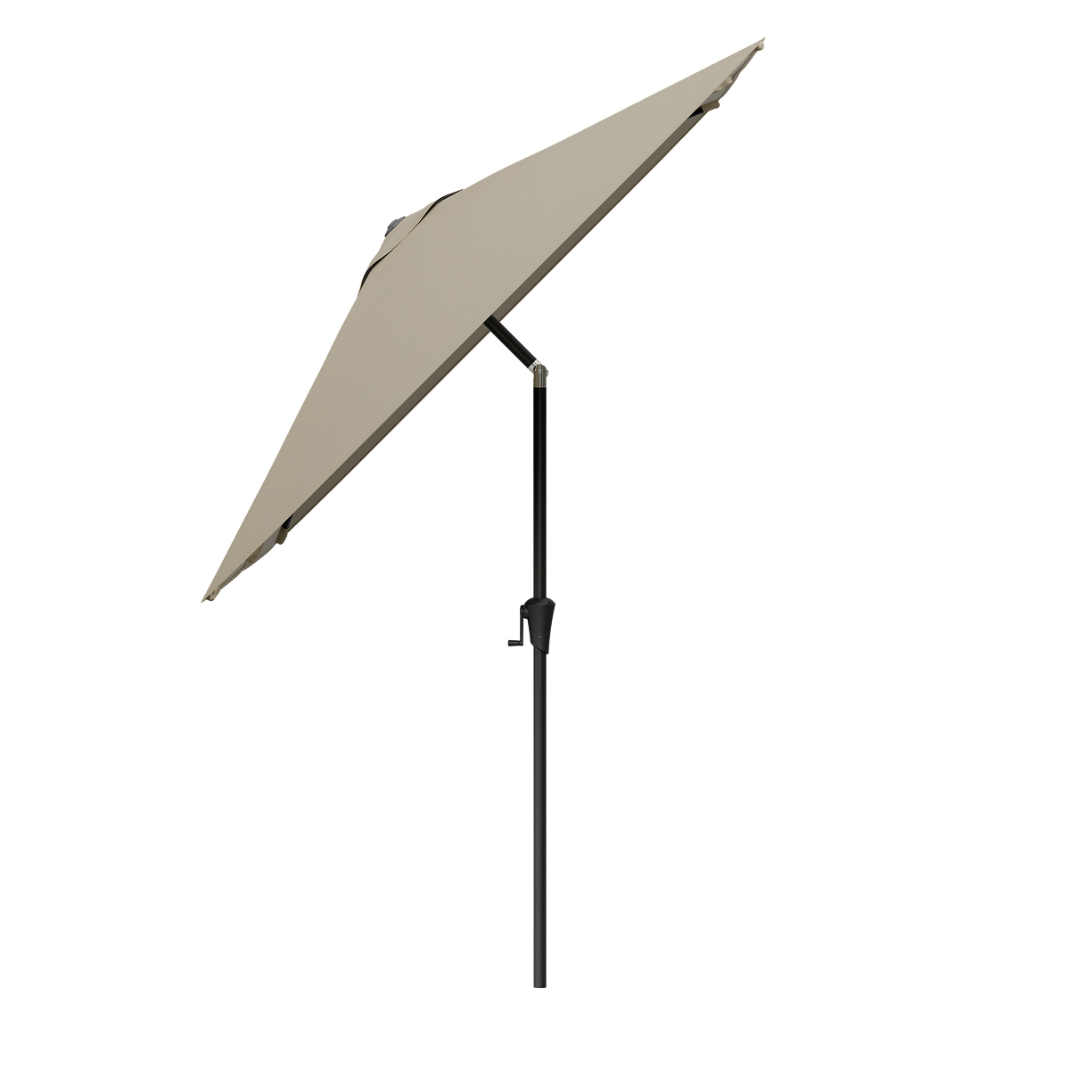 zonnescherm, parasol, staand, verstelbaar, beige