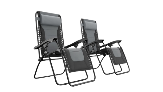 stoel, tuinstoel, ligstoel, kussen, metalen frame