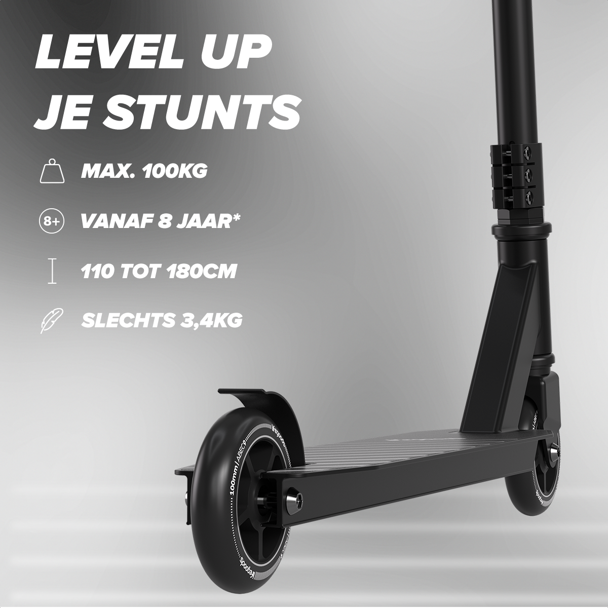 kickscooter, opvouwbaar, achterwiel, gewicht, maximale_capaciteit