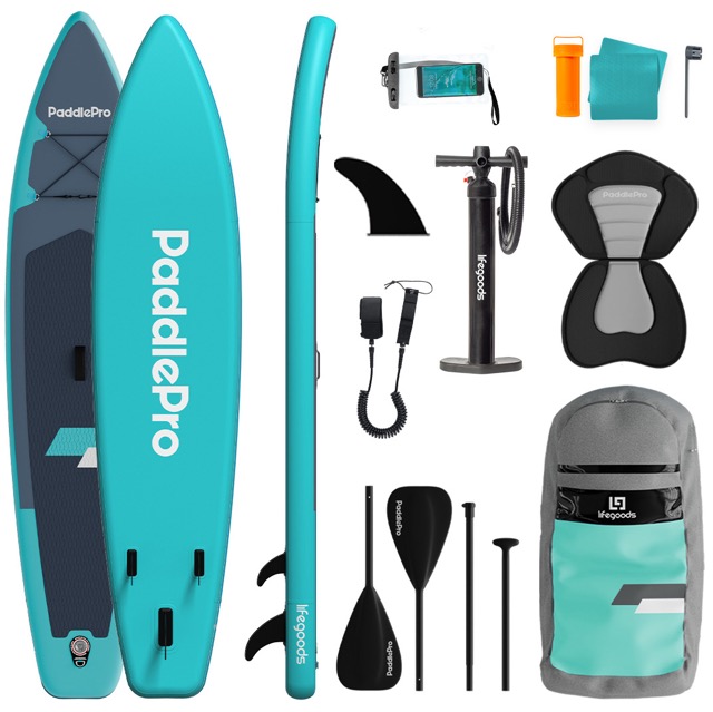 LifeGoods - SUP Board Touring with Seat - Turquoise