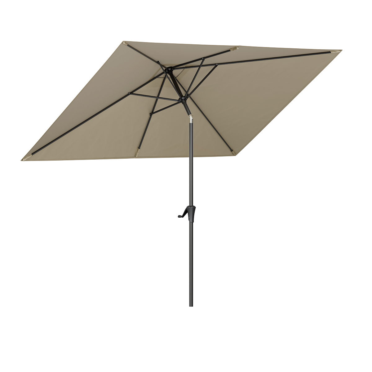 parasol, zonnescherm, schaduwdoek, stof, grijs-beige