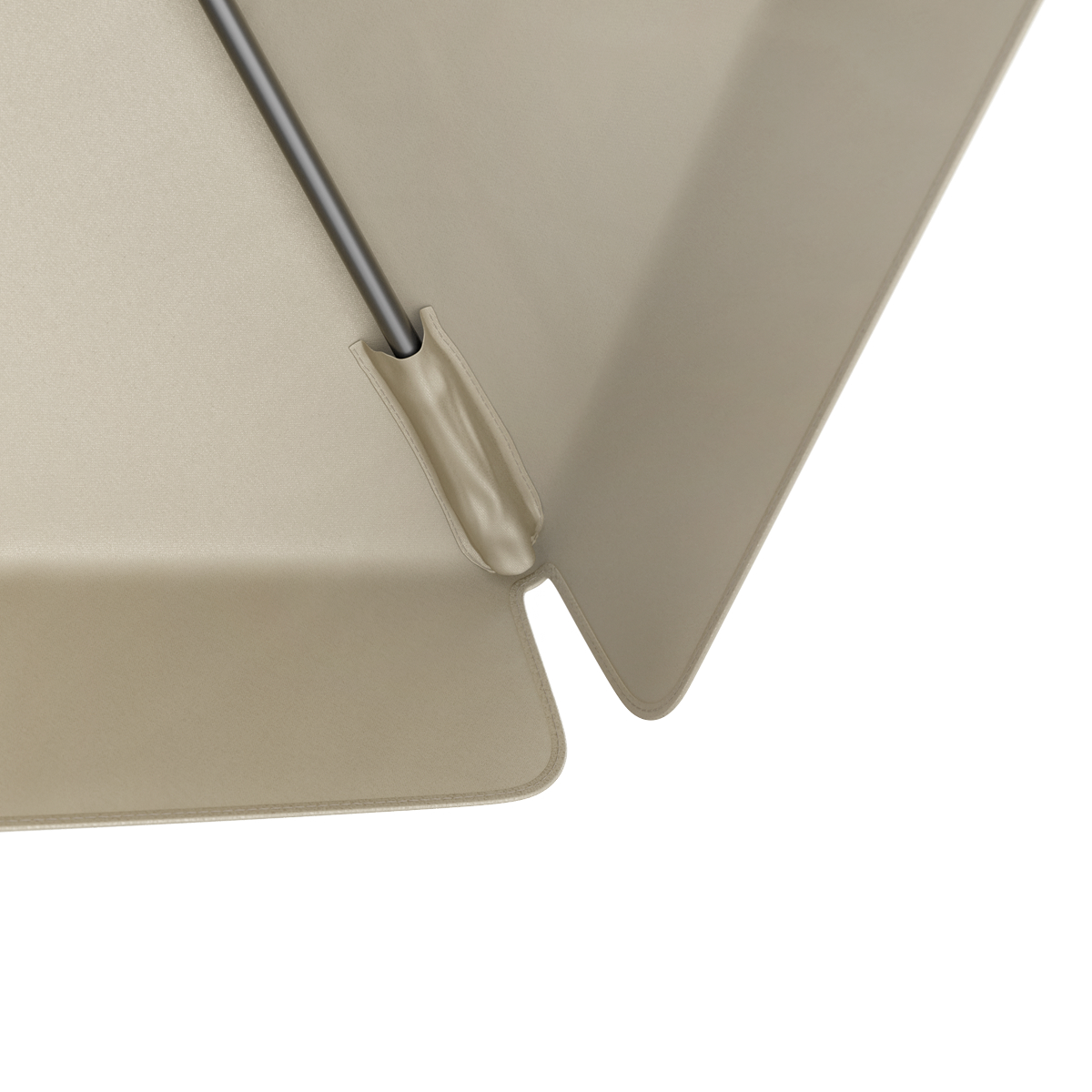 zonnescherm, parasolhouder, beige, kunststof, koker
