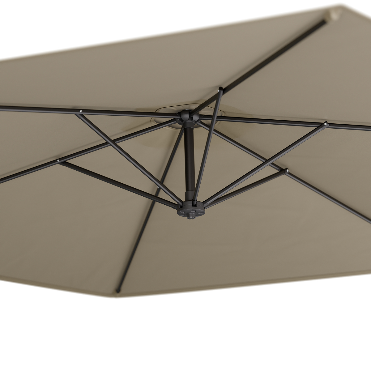 parasol, zonnewering, frame, kader, canvas