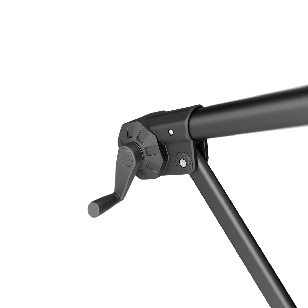 monitor, stand, adjustable, articulating, metallic-gray