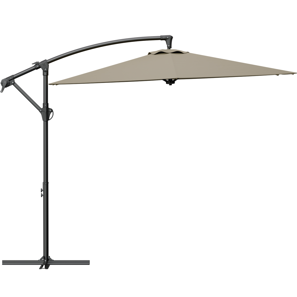 schaduwkantel?, parasol, tuinparasol, klembaar ontworpen, stalen frame
