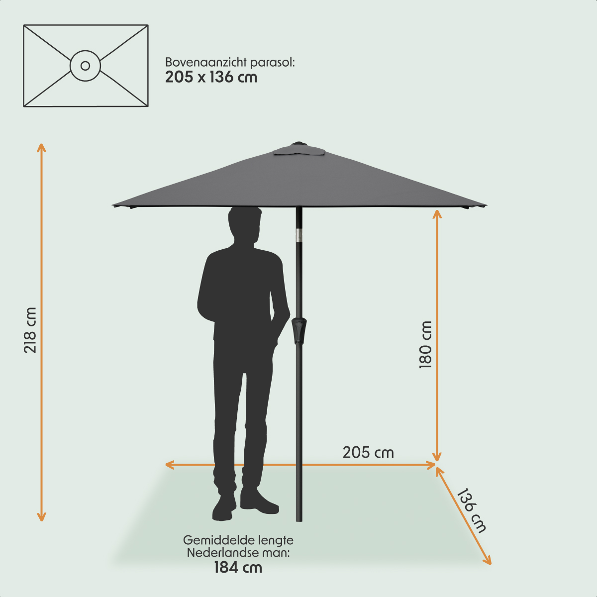 parasol, buitenparasol, zonnescherm, draagbaar, onderdeel-standaard