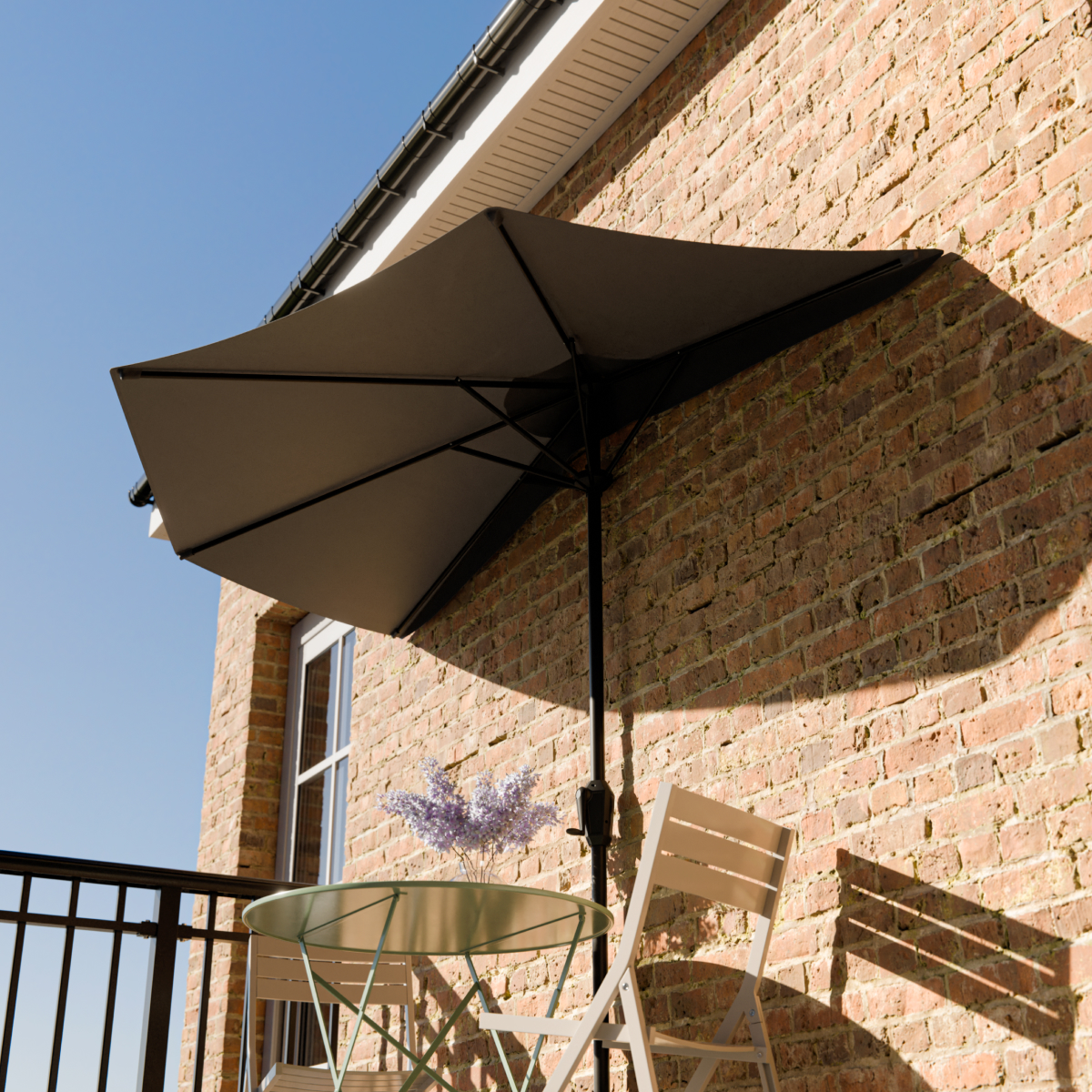 parasol, tuinmeubels, outdoor, zonnescherm, eroverhalingsplek
