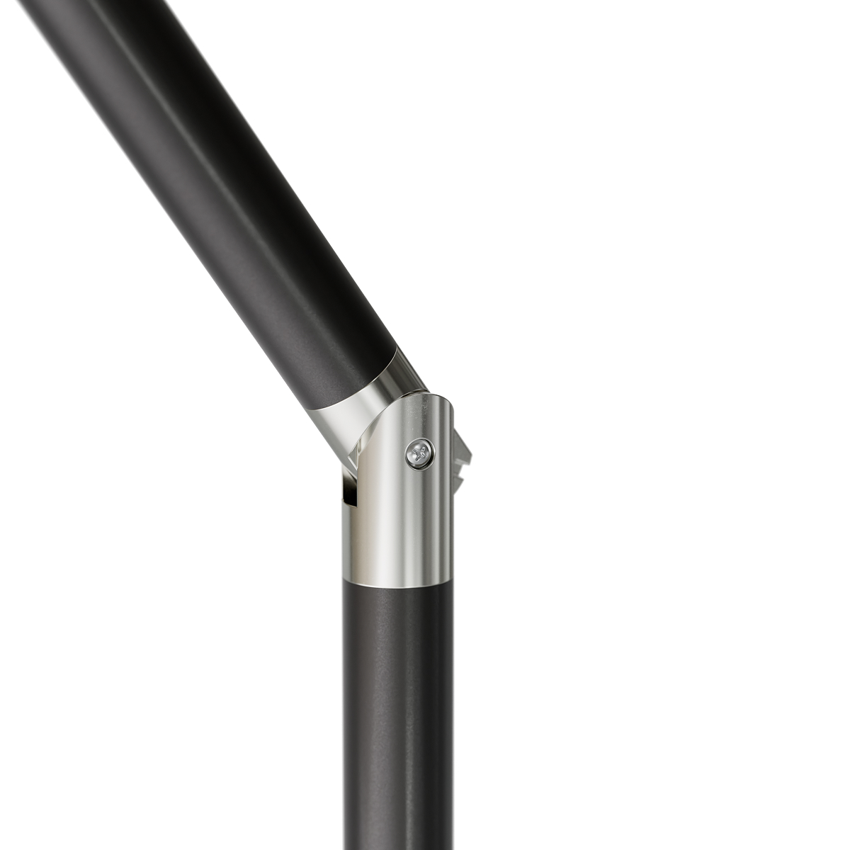 lamp, adjustable joint, metallic, zwart, frame