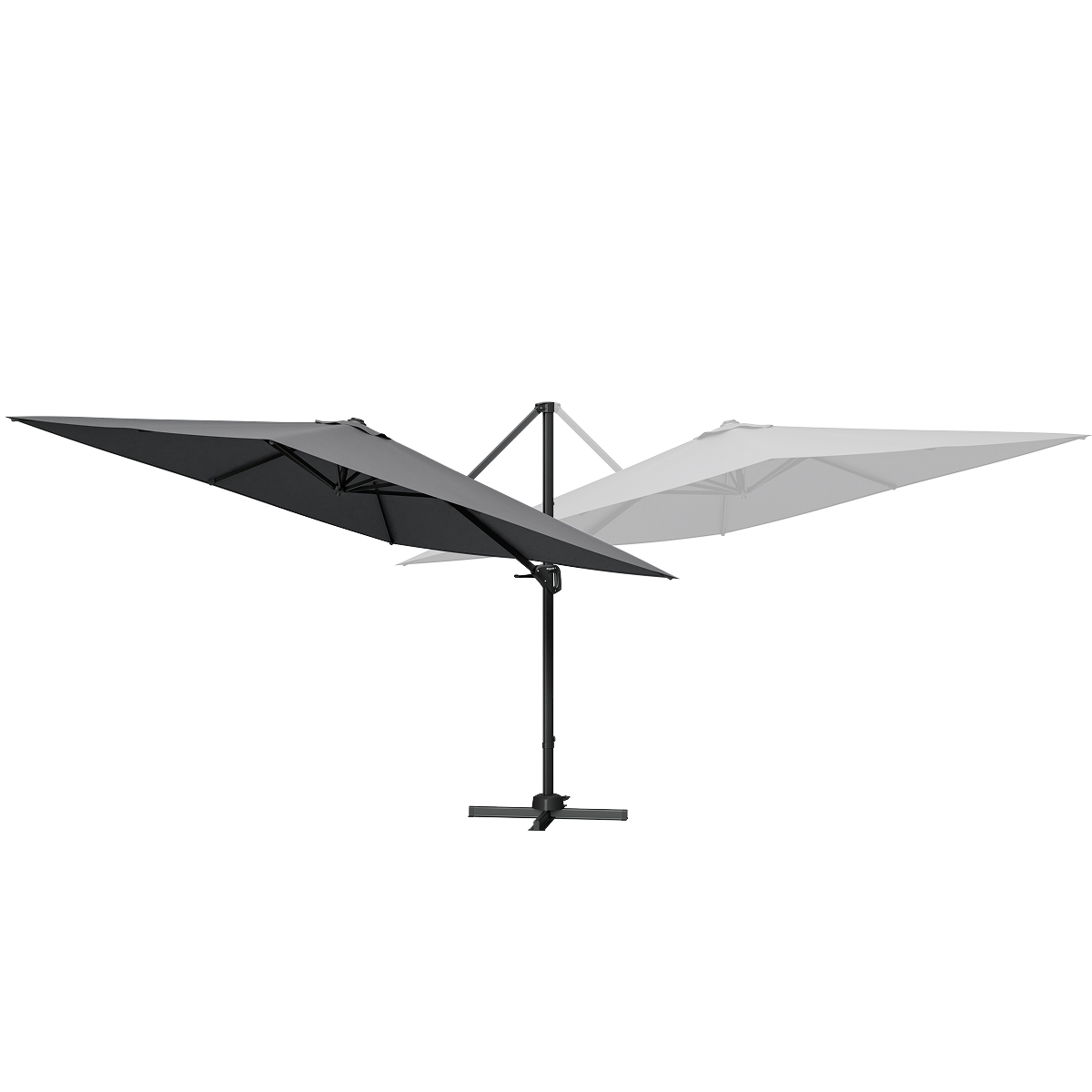 parasol, tuinvoetstuk, sunshade, draagbaar, kiesbaar