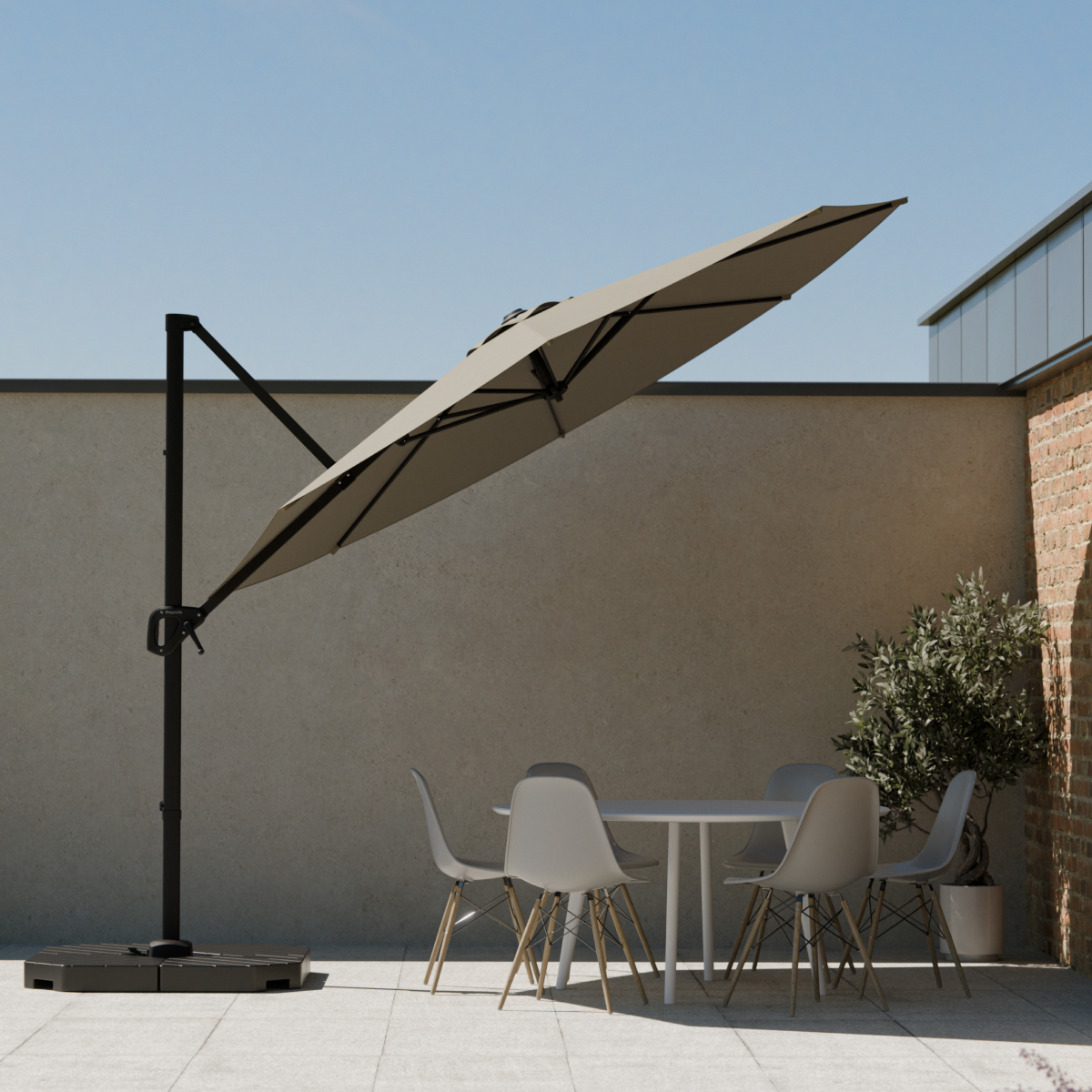 parasols, schaduwdoek, tuinmeubilair, eethoek, buitenplaats